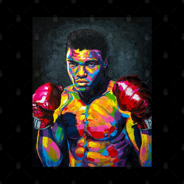 Muhammad Ali Art Work by BeesKnees
