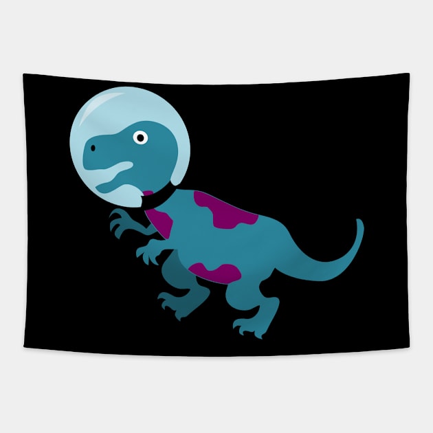 Space Dinosaur Tapestry by citypanda