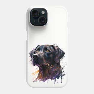 Black Labrador Design Phone Case