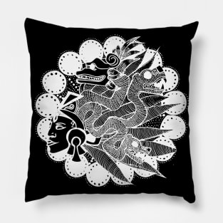 Aztec Medusa Pillow