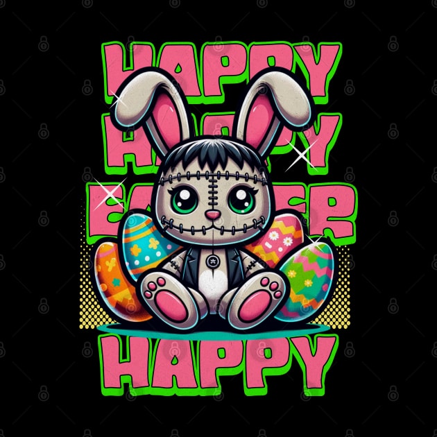 easter bunny card by Rooftrabelbo