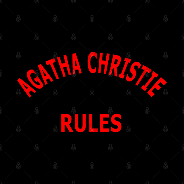 Agatha Christie Rules by Lyvershop