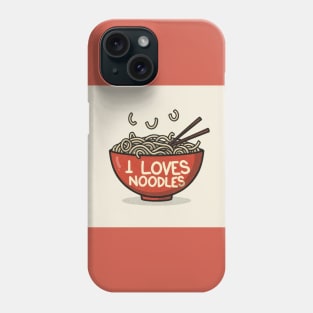 I love noodles Phone Case