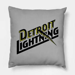 Vintage Detroit Lightning Hockey Pillow