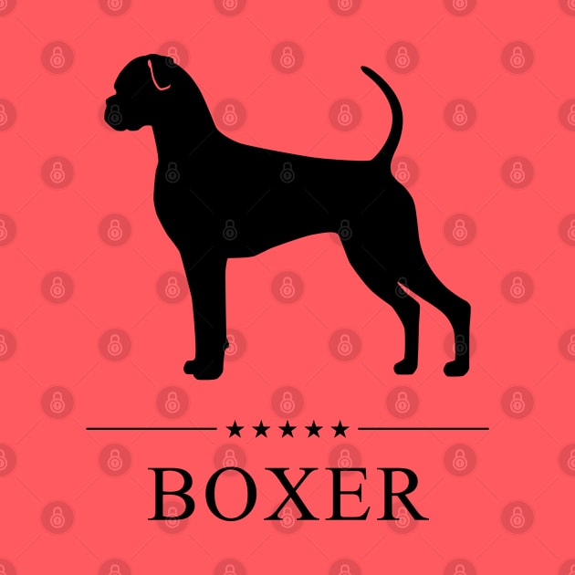 Boxer Black Silhouette by millersye