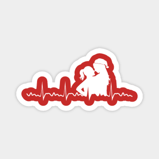 WayHaught Christmas Heartbeat - Happy Earpmas! Magnet