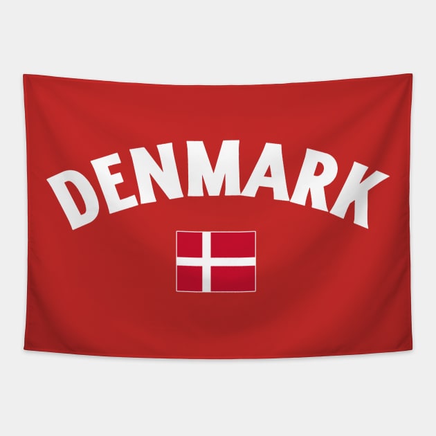 Denmark Flag Tapestry by Issho Ni