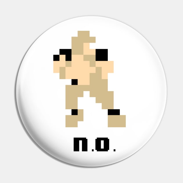 8-Bit Quarterback - New Orleans Pin by The Pixel League