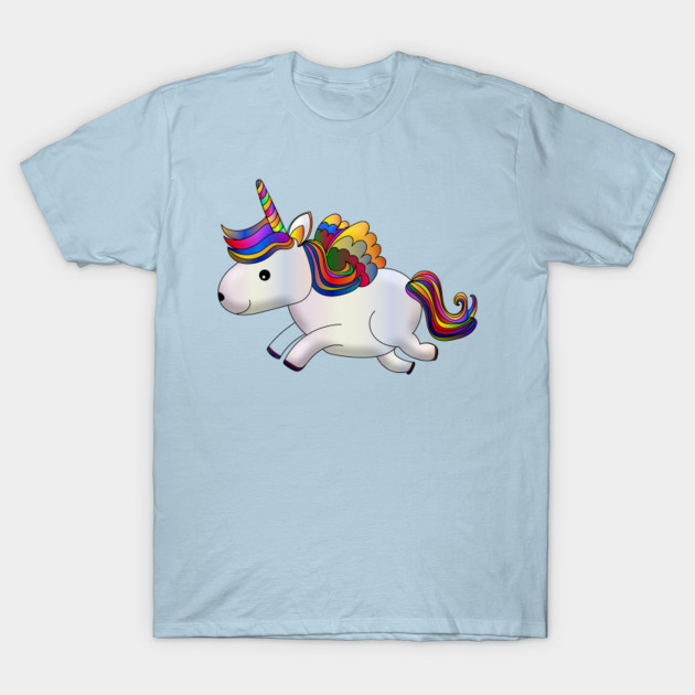 Disover Too Fat Rainbow Unicorn - Fat Unicorn - T-Shirt