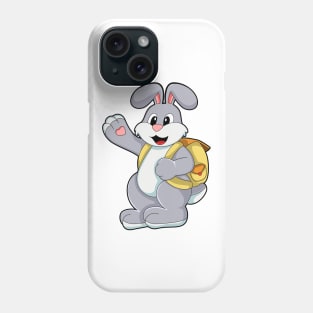 Rabbit with Backpack Phone Case