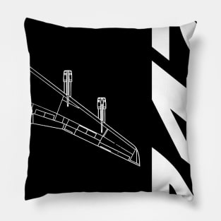 b747 airplane pilot fans gifts Pillow