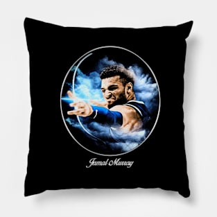 Jamal Murray Blue Arrow Pillow