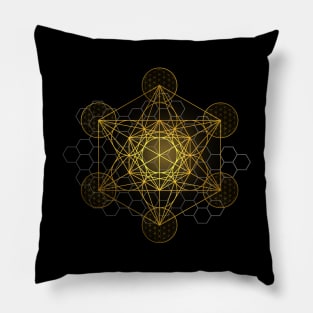 Sacred Geometry Metatron's Cube Pillow