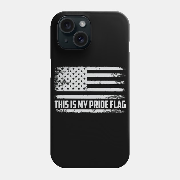 4th of July Patriotic This Is My Pride Flag USA American Phone Case by Rosemat