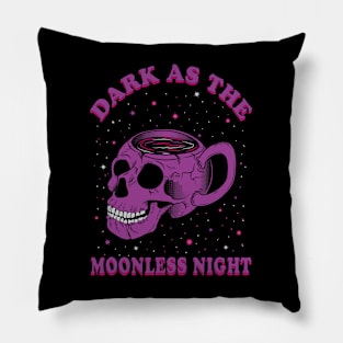 Dark as the Moonless Night Pillow