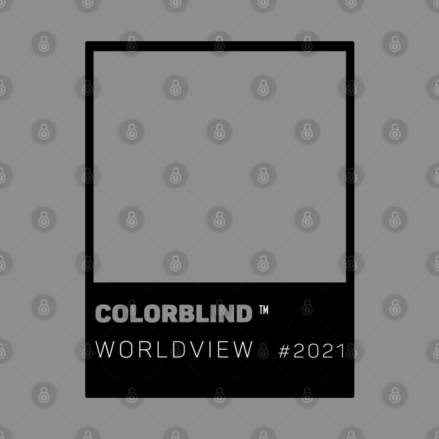 COLORBLIND WorldView - black logo card. by DREAM SIGNED Collection