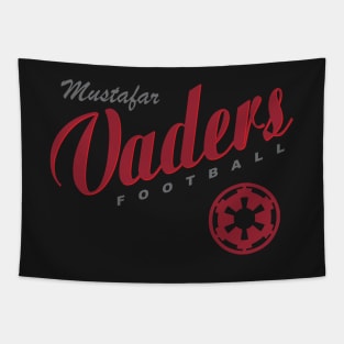 Mustafar Vaders Football Tapestry