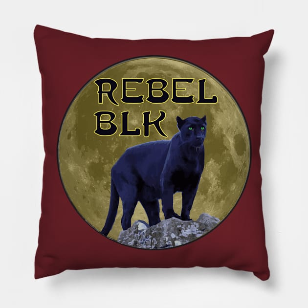 Rebel Blk Pillow by Rebel Blk 