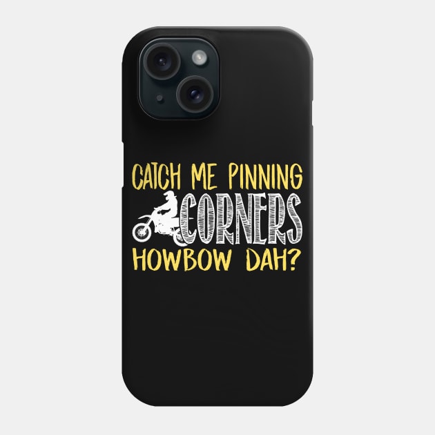 Catch Me Pinning Corners Howbow Dah? Bike Phone Case by fromherotozero