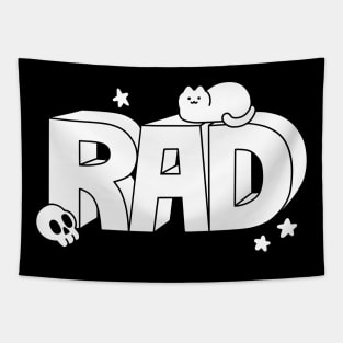 RAD CATS & SKULLS Tapestry