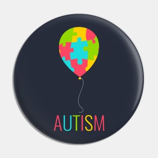 Autism Awareness Amazing Cute Funny Colorful Motivational Inspirational Gift Idea for Autistic T-Shirt Pin