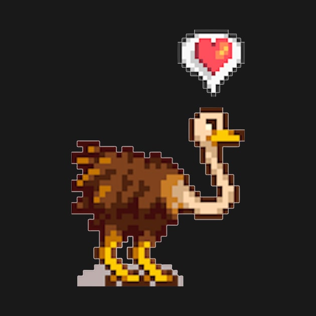 Stardew Valley Ostrich Love by r9440