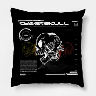 Cyber skull Pillow