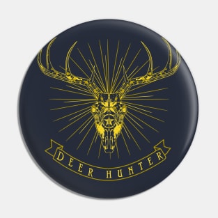 Gold Deer Hunter Pin