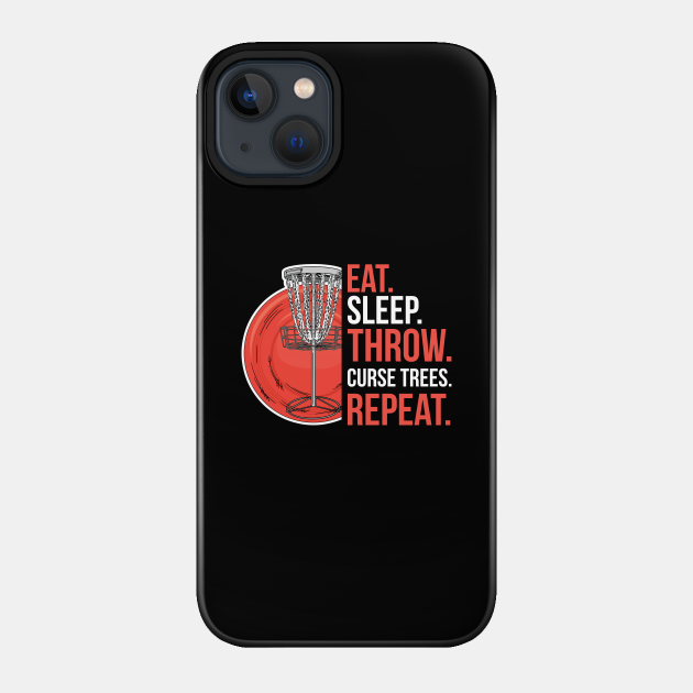 Flying Disc Sport Design for a Disc Golf Enthusiast - Disc Golf - Phone Case