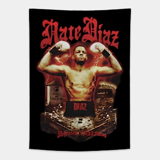 Nate Diaz July 6Th MMXXIV Signature Tapestry