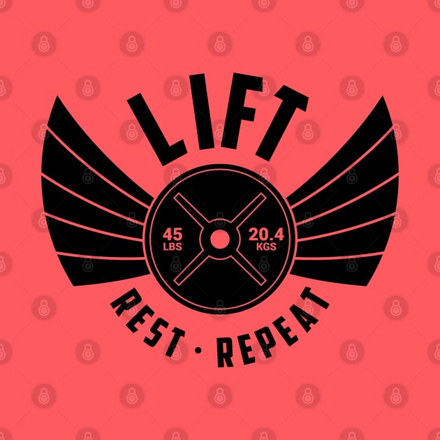 Lift Rest Repeat by Markaneu