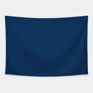 Solid Navy Dark Blue Monochrome Minimal Design Tapestry