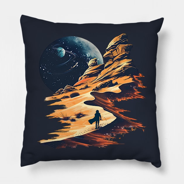 Dune vintage Pillow by limdaebum