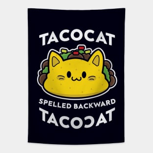 adorable taco cat Tapestry