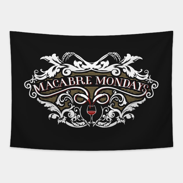 Macabre Mondays Logo Tapestry by macabremondays