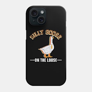 Silly Goose on the loose Vintage Retro Phone Case