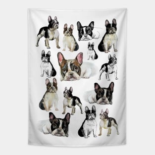 french bulldog Tapestry