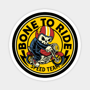 Skeleton rider Magnet