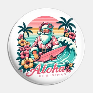 Hawaiian Santa Pin