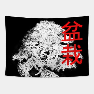 White Bonsai Tapestry