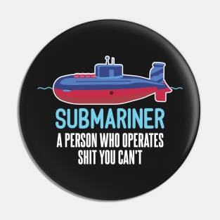 Submariner Definition Pigboat Submersible Nuclear Uboat Pin