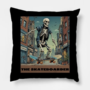 The skateboarder Pillow