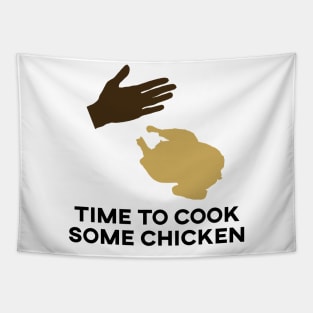 Chicken Slap meme Tapestry