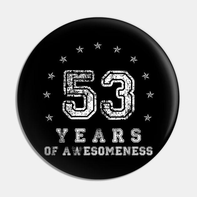 Vintage 53 years of awesomeness Pin by opippi