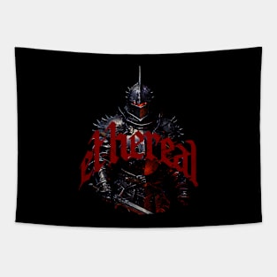 Medieval Knight Dark Fantasy Tapestry