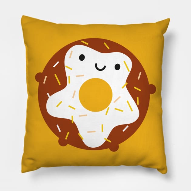 Kawaii Donut Pillow by marcelinesmith