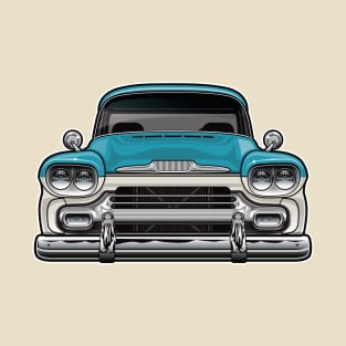 1958 Chevy Apache Turq T-Shirt