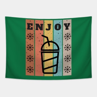 Enjoy Cold Juice Tapestry