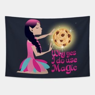 Baking bakery pastry chef magic fairy chocolate chip cookie Tapestry