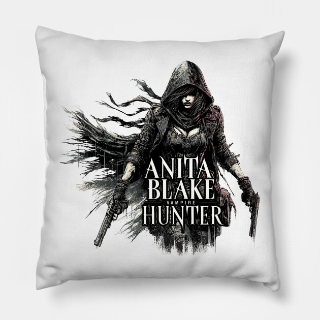 Anita Blake Vampire Hunter Pillow by aswIDN